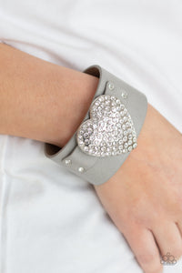 Flauntable Flirt - Silver Wrap Bracelet