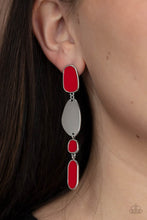 Load image into Gallery viewer, Deco By Design - Red Earring
