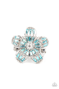 Botanical Ballroom - Blue Flower Ring