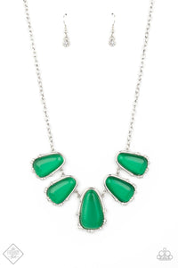 Newport Princess - Green Necklace