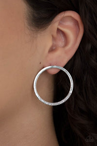 Spot On Opulence - White Earring