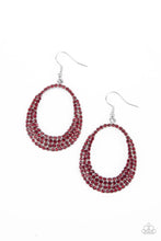 Load image into Gallery viewer, Life GLOWS On - Red Rhinestone Earring
