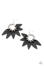 Load image into Gallery viewer, Flower Child Fever - Black Earring
