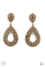 Load image into Gallery viewer, Pack In The Pizzazz - Brass Earring
