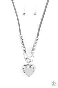 Forbidden Love - Silver Long Necklace