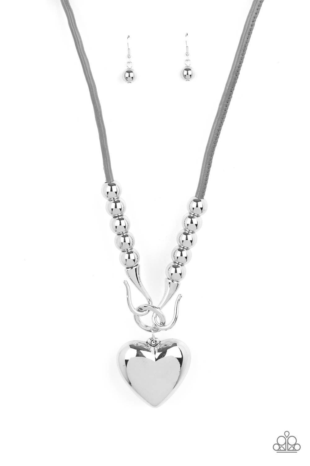 Forbidden Love - Silver Long Necklace