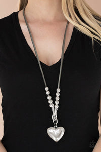 Forbidden Love - Silver Long Necklace