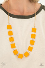 Load image into Gallery viewer, Hello, Material Girl - Orange Necklace
