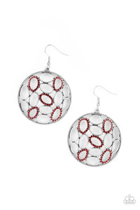 Watch OVAL Me - Red Earring