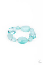 Load image into Gallery viewer, I Need a STAYCATION - Blue Bracelet
