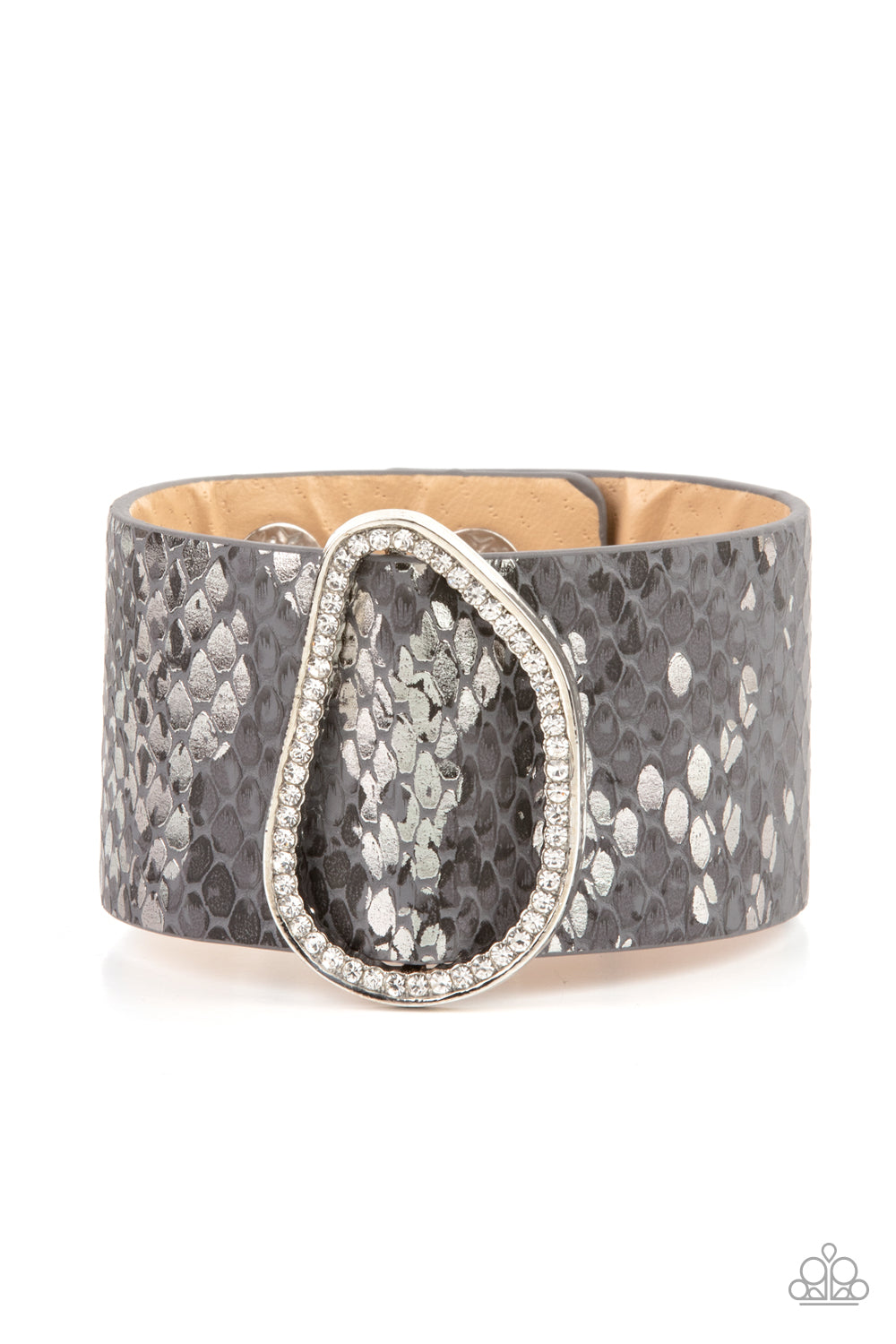 HISS-tory In The Making - Silver Wrap Bracelet