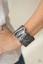 Load image into Gallery viewer, HISS-tory In The Making - Silver Wrap Bracelet
