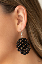 Load image into Gallery viewer, Summer Escapade - Black Earrings
