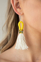 Load image into Gallery viewer, The Dustup - Yellow Earring
