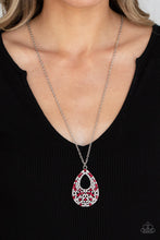 Load image into Gallery viewer, High Society Stargazing - Red Necklace
