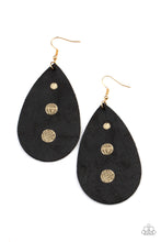 Load image into Gallery viewer, Rustic Torrent - Black Earring
