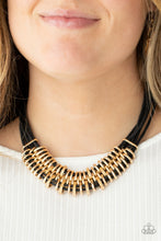 Load image into Gallery viewer, Lock, Stock, and SPARKLE - Gold Necklace
