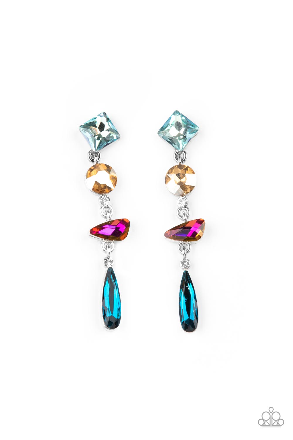 Rock Candy Elegance - Multi Earring