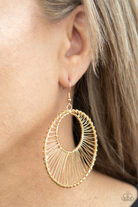 Artisan Applique - Gold Earring