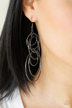 Load image into Gallery viewer, I Feel Dizzy - Black Earring
