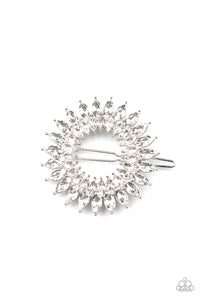 Flauntable Fireworks - White Hair Clip