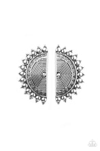 Load image into Gallery viewer, Fiercely Fanned Out - Silver Earring
