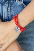 Load image into Gallery viewer, Badlands Botany - Red Bracelet
