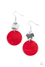 Load image into Gallery viewer, Opulently Oasis - Red Earring
