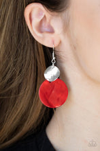 Load image into Gallery viewer, Opulently Oasis - Red Earring
