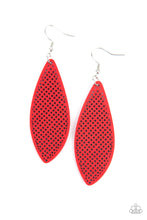 Load image into Gallery viewer, Surf Scene - Red Earring
