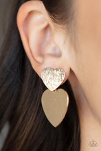 Load image into Gallery viewer, Heart-Racing Refinement - Gold Earring
