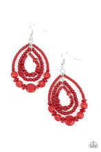 Load image into Gallery viewer, Prana Party - Red Earring
