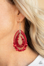 Load image into Gallery viewer, Prana Party - Red Earring
