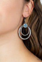 Load image into Gallery viewer, Spun Out Opulence - Blue Earring
