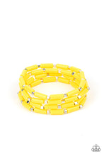 Load image into Gallery viewer, Radiantly Retro - Yellow Bracelet
