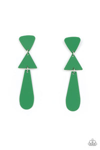 Retro Redux - Green Earring