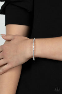 Timelessly Tiny - White Bracelet