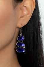 Load image into Gallery viewer, Gem Galaxy - Blue Earring
