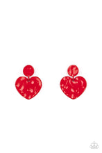 Load image into Gallery viewer, Just a Little Crush - Red Earring
