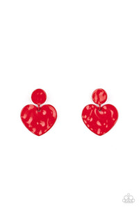 Just a Little Crush - Red Earring