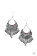 Load image into Gallery viewer, Lunar Allure - Red Earring
