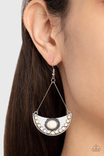 Load image into Gallery viewer, Canyon Canoe Ride - White Earring
