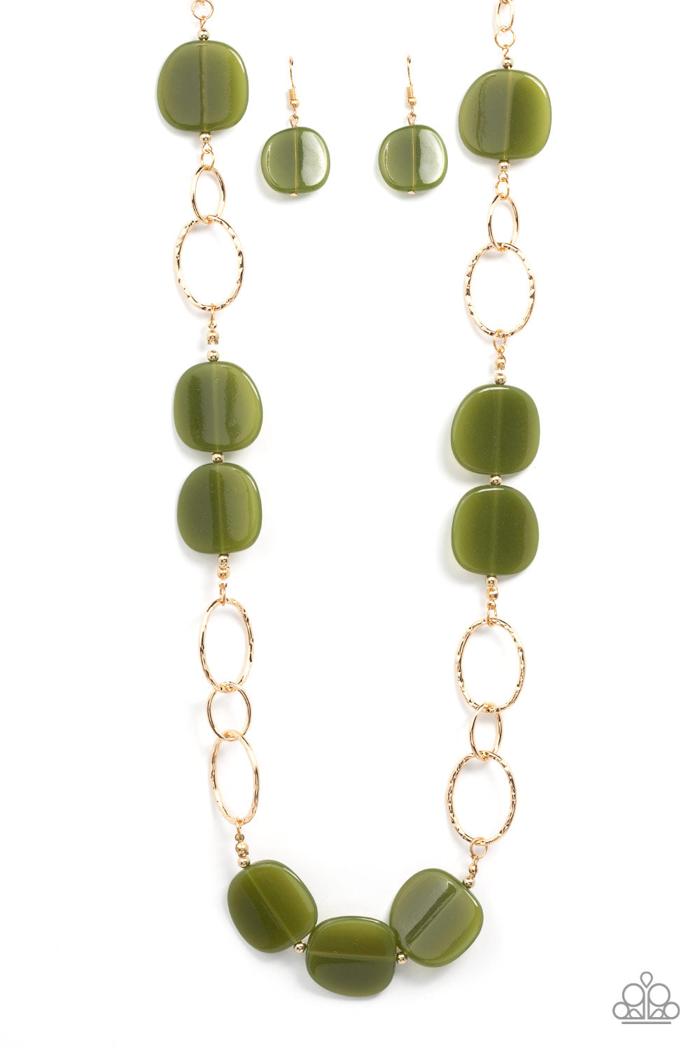 Posh Promenade - Green Necklace