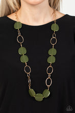 Load image into Gallery viewer, Posh Promenade - Green Necklace
