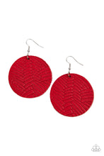 Load image into Gallery viewer, Leathery Loungewear - Red Earring
