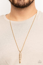 Load image into Gallery viewer, Mysterious Marksman - Gold Necklace
