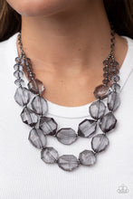 Load image into Gallery viewer, Icy Illumination - Black Necklace
