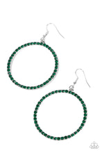 Load image into Gallery viewer, Head-Turning Halo - Green Earring
