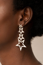 Load image into Gallery viewer, Superstar Crescendo - Silver Earring
