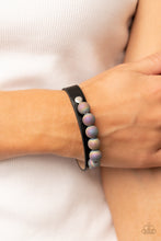 Load image into Gallery viewer, Saturn Safari - Black Bracelet
